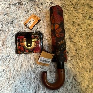 Patricia Nash ‘Tropical Escape’ mini wallet & matching umbrella